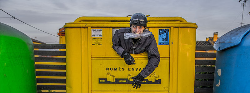 Solo material reciclado para el reto mongol rally de papanatas team a mongolia