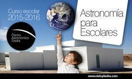 ASTRONOMÍA PARA ESCOLARES -- CURSO 2015-2016