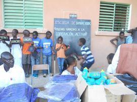 Comedor infantil en Senegal
