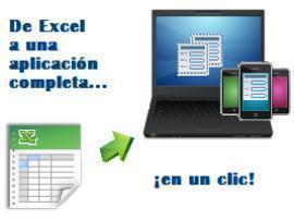 De Excel a una apli completa, en un clic