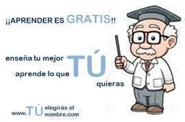 ¡APRENDER ES GRATIS! Enseña lo que sabes