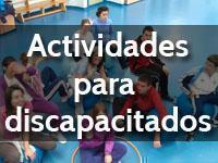 Actividades para personas con discapacidad