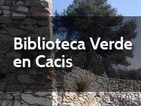 Biblioteca verde en CACiS